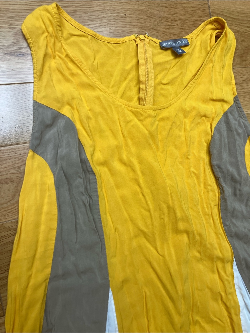 Jessica London Colorblock Maxi Dress 22W - Picture 3 of 7